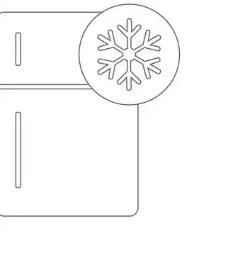 Cooling block prepared in a freezer